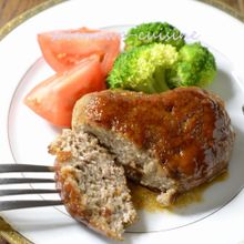 ポリ袋で簡単！卵不要【豆腐ハンバーグ】しっとりジューシー☆