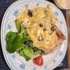 marimoの作ってみた!投稿(濃厚ソースが旨い！【きのこチーズクリームのチキンステーキ】)