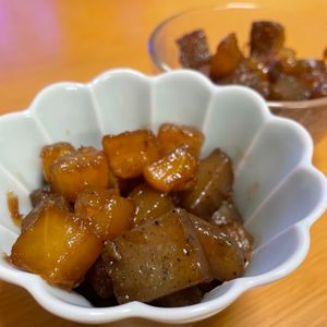 rieの作ってみた!投稿(【大根とこんにゃくのおかか炒め】コスパ抜群すぎ！節約副菜♪)