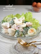 デリ風♡海老とタマゴとブロッコリーのサラダ♪