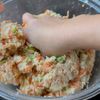 【にんじん枝豆チーズライスペーパーチキン】節約/かさましの工程3