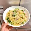ケの作ってみた!投稿(【別ゆでなし簡単ワンパン】ブロッコリーとベーコンのパスタ)