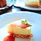 キャラメルソースとの相性抜群♪キャラメルチーズケーキ﻿