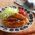 肉巻きヤングコーンのカレー照り焼き