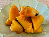 【カボチャの煮物】鍋無しで作れる♪レンジで凄く美味しい！