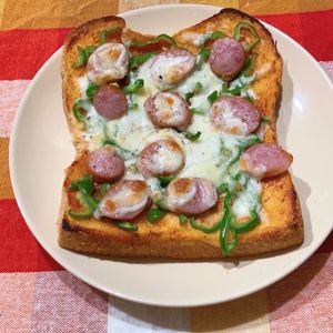 Kの作ってみた!投稿(【冷凍保存ok♡】激うまピザトースト)