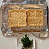 おつまみに、あと一品に！バジル味噌の濃厚厚揚げ焼きの下準備