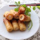 餅入りちくわの焼肉のたれ炒め