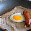 ジョンソンヴィルと目玉焼きのガレットの工程3