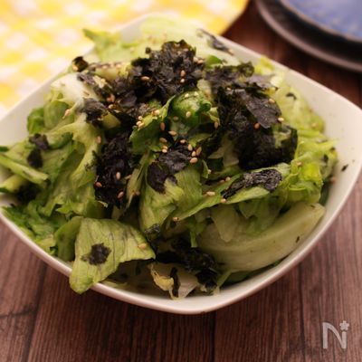 味が染み込んだチョレギサラダ