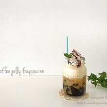 【ほぼ3分で完成!!】簡単!コーヒージェリーフラペチーノ♡