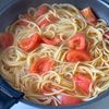 トマトとしらすの和風パスタの工程3