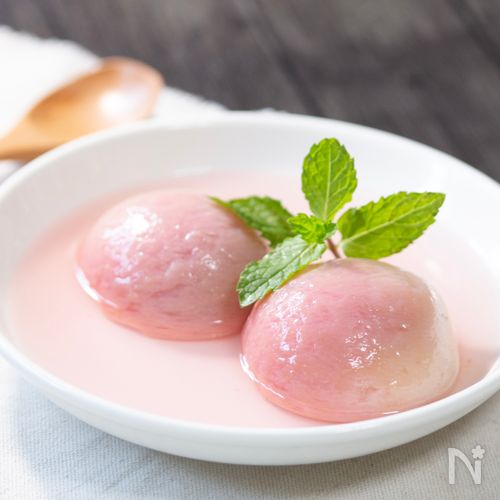 【楽々】レンジで桃1個のコンポート