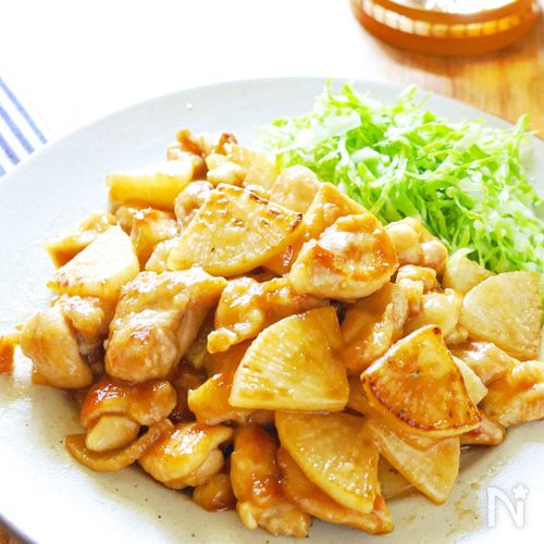これは旨い♡大人気【鶏肉と大根の生姜焼き】お弁当にも◎