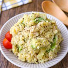 美肌•腸活に♡【アボカドとツナのポテトサラダ】レンジで簡単！