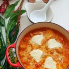 隠し味は..♡＊バターチキンカレー風トマトチーズカレー鶏鍋＊