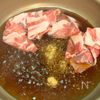 10分で簡単！がっつり肉乗せ♡とろろ蕎麦の工程2