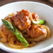 【デミソース風豚こま肉団子】お弁当にも◎