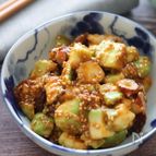 【アボカドとたこのコチュ味噌ガーリック和え】めっちゃ美味しい