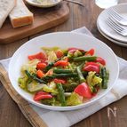 野菜のレモンハーブ蒸し【レンチンでかんたん！！爽やかな香り】
