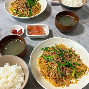 ぽてちの作ってみた!投稿(ピリッと辛い！癖になる美味しさ台湾風焼きそば)