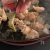 鶏こんにゃくのわさび炒めの工程6