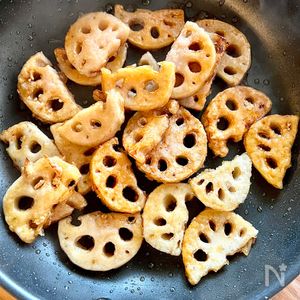 こんがりれんこん甘酢だれ】止まらない！やみつき副菜♡ | レシピ