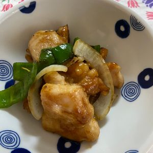 万福の作ってみた!投稿(10分で完成！鶏肉とピーマンのオイスターソース炒め)
