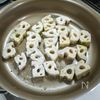 食感ポリポリ「蓮根の塩磯辺焼き」の工程2