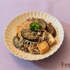 𝔂𝓾𝓶𝓲🍓の作ってみた!投稿(ひき肉と絹厚揚げとえのきとなすのスタミナ白だし炒め)