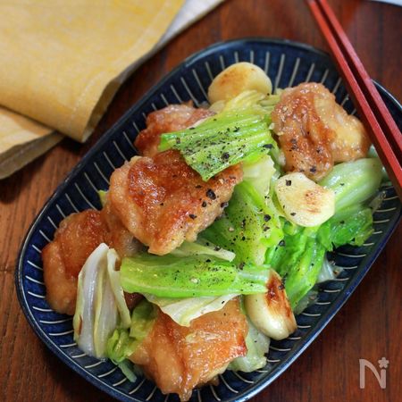 春キャベツと鶏肉のにんにくうま塩炒め By Coto レシピサイト Nadia ナディア プロの料理家のおいしいレシピ