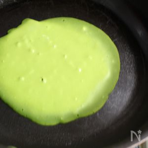 あんことバニラアイスの抹茶袱紗つつみ。 | レシピサイトNadia
