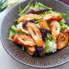 低カロリー♪トロトロなすと竹輪の蒲焼き風どんぶり