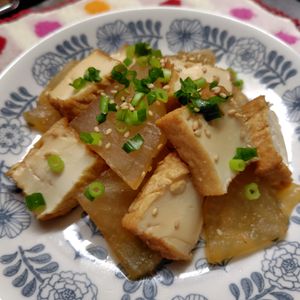 コスモスの作ってみた!投稿(味しみ♡とろとろ♡『大根と厚揚げの照り煮』)
