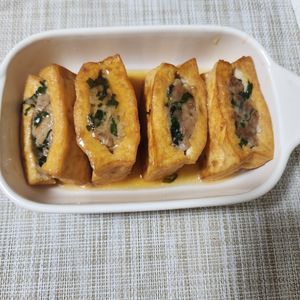 とももの作ってみた!投稿(ほっこり優しいお出汁の♡【厚揚げ大葉つくね】)
