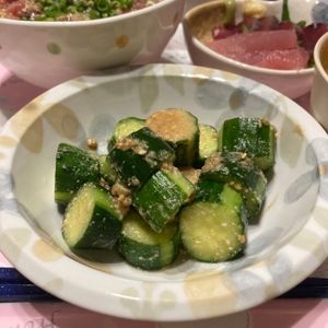 すみれの作ってみた!投稿(【ひと口きゅうりのごま酢和え】和えるだけ♪箸休めにぴったり！)
