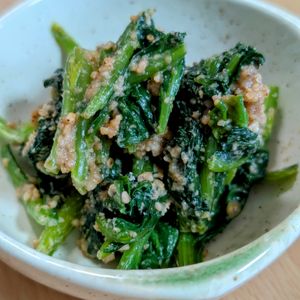 まゆのの作ってみた!投稿(【基本のほうれん草の胡麻和え】簡単！節約！あと1品！)
