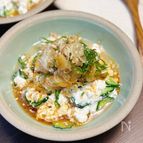 【きゅうりと豆腐の薬味サラダ】火を使わずパパッとヘルシー副菜