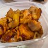99の作ってみた!投稿(れんこんとさつまいもと鶏肉の甘辛バター炒め)