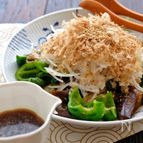 ツナ缶で！＊なすとピーマンのたたき風＊