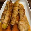 ミナの作ってみた!投稿(レンジで簡単!なすの肉巻き〜旨ポンだれ〜)