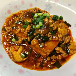 もんぶらん°・*:.。.☆の作ってみた!投稿(【厚揚げ麻婆豆腐】材料2つでご飯止まらん🍚)