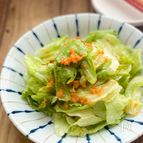 簡単にできる！
レタス✖️人参ドレッシングの和える美味サラダ