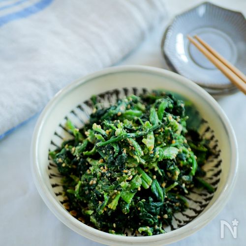 えっ！？本当に冷凍野菜？冷凍ほうれん草のごまあえ