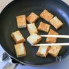 『小松菜と厚揚げの味噌そぼろ炒め』ごはんに合う!の工程2