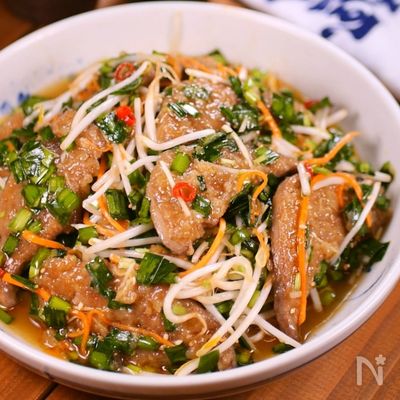 新感覚のレバニラ♪夏に食べたい和風レバニラ南蛮漬けをどうぞ♪