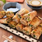 【春巻き餃子】これは簡単！パリッとジューシー♪