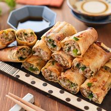 【春巻き餃子】これは簡単！パリッとジューシー♪