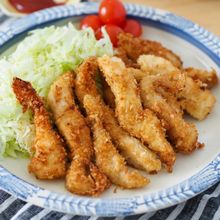 【カレースティックチキン】胸肉柔らか、子どもが喜ぶ♩