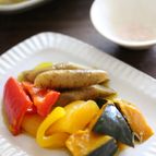夏野菜のコンフィ。